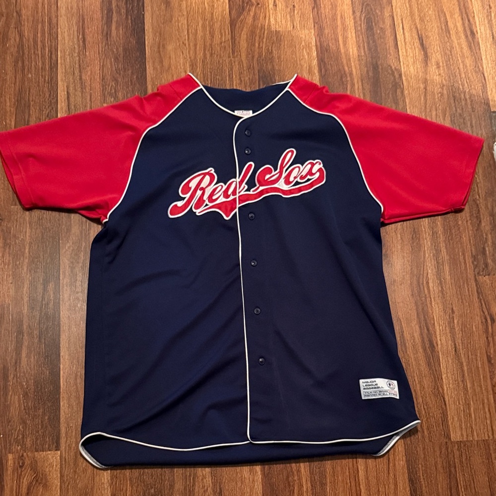 Red Sox Navy and Red Men's Jersey